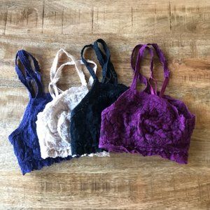 Four Hanky Panky Signature Retro Lace Bralette - M